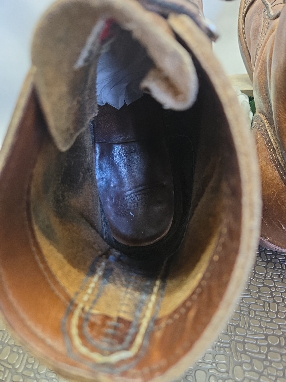Red Wing 8111 Heritage Iron Ranger Men’s Brown Leather Boots - Picture 11 of 15
